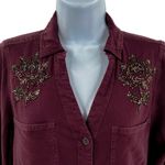 Buckle Rock & Republic Beaded Long Sleeve Button Up Shirt Photo 90