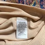 Umgee  small womens paisley boho lined shift dress elastic 3/4 sleeve bow front Photo 8