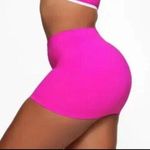 SKIMS  Sporty Zipper Swim Mini Skirt Hibiscus Pink NEW NWT XXS Photo 2