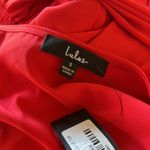 Lulus NWT Head Held High Satin Long Sleeve Top Photo 7