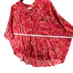 Free People Intimately Goddess Sleep Shirt M Fruit Punch Combo Satin Oversized Photo 4