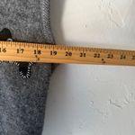 Lisa Vintage 90s Grey Wool Vest Black Fur Collar Scotty Dog Novality Preppy Twee Gray Size L Photo 6