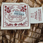 Especia Nairobi Animal‎ Print Smocked Maxi Dress Size Maternity S Tiered Brown Photo 4