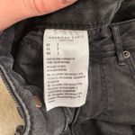 American Eagle  Black Ripped Denim Shorts Photo 2