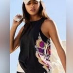 Free People Movement Logo Inhale Top Black Photo 1