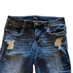 sts blue Distressed Mid Rise Straight Leg Capri Jeans Denim Junior Pants SZ 7 Photo 1