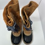 Sorel Joan of Arctic Brown Suede Duck Winter Boots Size 9 Photo 1