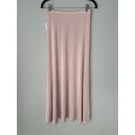 Free People NWT Light Pink Silky Jersey Tulip Wrap Maxi Skirt Women’s Size XS Photo 4