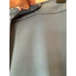 Max Mara Dress Pants Blue Gray Wool Trousers ankle straight leg Made in Italy Size 10 Photo 5