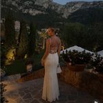 House Of CB  'Joan' Ivory Lace Up‎ Back Maxi Dress NWOT size M Photo 11