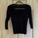 New York & Co. Navy Blue Cardigan Photo 1