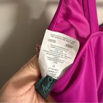 Aqua Green NWT  Ruched Purple Magenta One Piece‎ Swimsuit V-Neck Slimming XL Photo 4