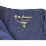 Lilly Pulitzer  26198 Suncrest Swing MEDIUM‎ Modal Cotton Tab Sleeves Navy Photo 5