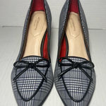 Liz Claiborne  Plaid pumps Women’s Size 8 Pointed Toe Slip On Bow Accent Photo 0