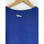 DKNY Woman’s 18-20 Short Sleeve Scoop Neck Blue With Sequins T Shirt Photo 3