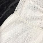 Madison Leigh White Belted Eyelet Sheath Dress Preppy and Chic Sizeb10 Photo 10