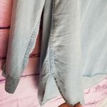 Eddie Bauer DENIM CHAMBRAY TENCEL LYOCELL BLOUSE S Photo 7