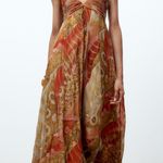 ZARA  flowy Floral Maxi Dress bohemian summer casual vacation Photo 14