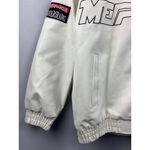 Women’s Mepintang White Leather Sports Jacket Size L Size L Photo 6