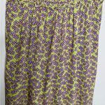 L.A. Hearts Floral Mini Summer Dress Medium Green with Purple Flowers Mini Photo 4
