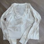 Sanctuary  Cream Cardigan Sweater V-Neck Relaxed Fit Photo 5