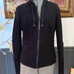 Blanc Noir Black Quilted Women's Zip Up Moto Style Jacket ~ Size Medium 🧡🍄 Photo 1