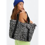 Fabletics  Everyday Tote Mini Marbled Zebra Gym Travel Weekender Laptop Bag Photo 1