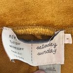 Anthropologie Gold Velvet Wide Leg Crop Pants Cropped Palazzo Lounge Casual Comfortable Photo 4