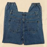 Vibrant  Distressed Blue High Waisted Jean Joggers Photo 4
