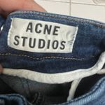 Acne Studios  Back Zip Jeans Size 26 Skin Used Blue Skinny Jeans Photo 3