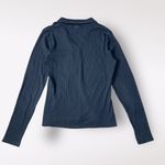 Mountain Lake Ribbed Lace V-Neck Long Sleeve Womens Size M Black White Photo 5