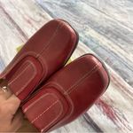 Naturalizer  Women's Leather Burgundy Slip-On Clogs Photo 6