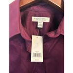 Banana Republic  Purple button up 4 woman’s blouse work dress shirt NWT Photo 1