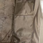 Roberto Cantani Large Gray Pebbled Leather Tote 2 Way Bag Blue Photo 13