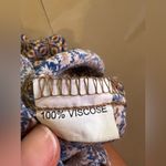 Macy's dress Season mini belted dress Size M Viscoses 3/4 sleeves lightweight Photo 8