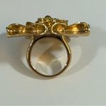 Kate Spade New York Gold-Plated Flower Crystal Ring Size 7 Photo 2