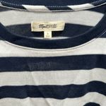 Madewell  Navy and White Striped Top Photo 2