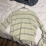 Cloud Chaser green striped sweater Photo 0