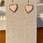 Rose Gold & Pink Heart Earrings from PrettyBird Photo 0