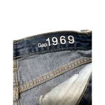Gap  1969 High Rise Cut-Off Cutoff Denim Jean Shorts Raw Hem Side Slit Size 25 Photo 3