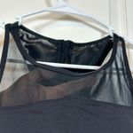 Zyia  Black All Star Mesh Racerback Sports Bra Size Large EUC #1092-PHX Photo 2