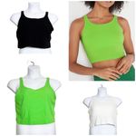 PINK - Victoria's Secret PINK‎ Victoria’s Secret Cropped Ribbed Tank Lot size XXL Photo 1