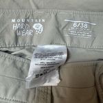 Mountain Hardwear  Cargo Pants Womens 6/38 Khaki Convertible Zip Off Hiking Tech Photo 7