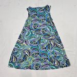 Nina Leonard Paisley Sleeveless Dress Photo 4
