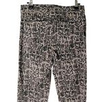 Spanx Jeanish Leggings Snakeskin Snakeprint Black Taupe Women’s Size Medium Photo 5
