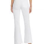 Paige  NWT High Rise Laurel Canyon Boot Raw Hem Jeans in Crisp White Size 30 Photo 2