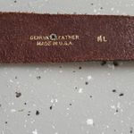 Animal adorned westwrn leather belt size m/l Photo 3