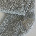 Free People Silver Tinsel Tall Sheer Socks Photo 2
