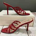 BCBGirls BCBG RED LEATHER PUMPS Photo 0