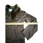 Burton B by Roosevelt Bomber Snowboard Jacket Women's Small Satin Brown #KL3-1 Photo 6